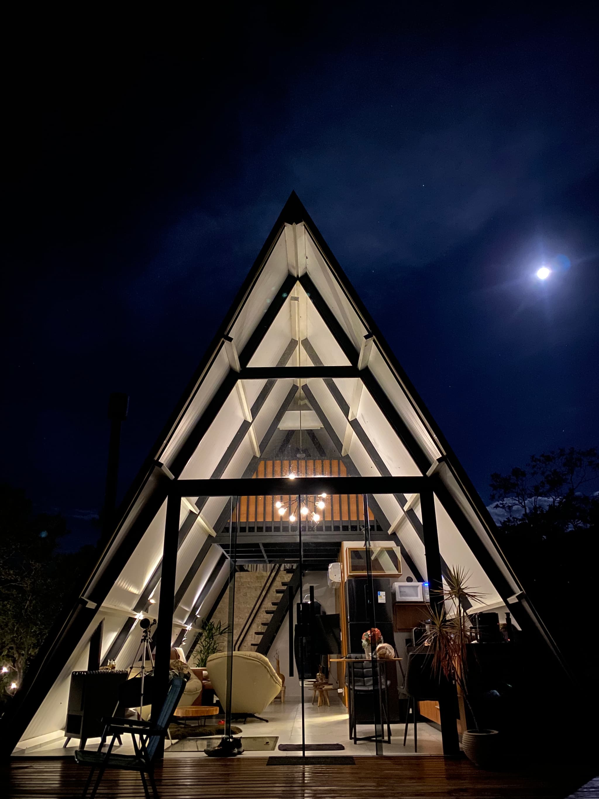 Cabana Black Rock à noite